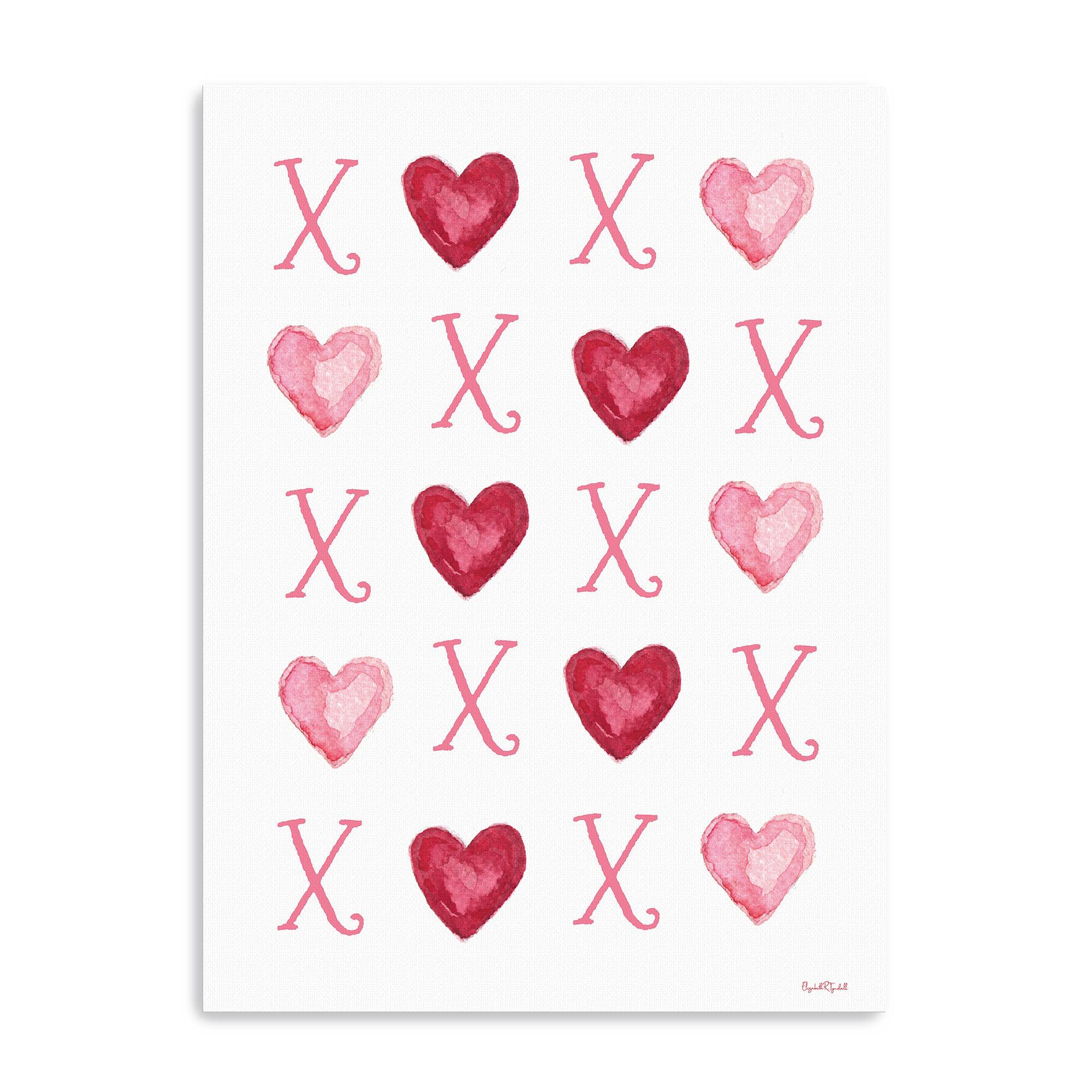 Hugs and Hearts Canvas Giclée Art
